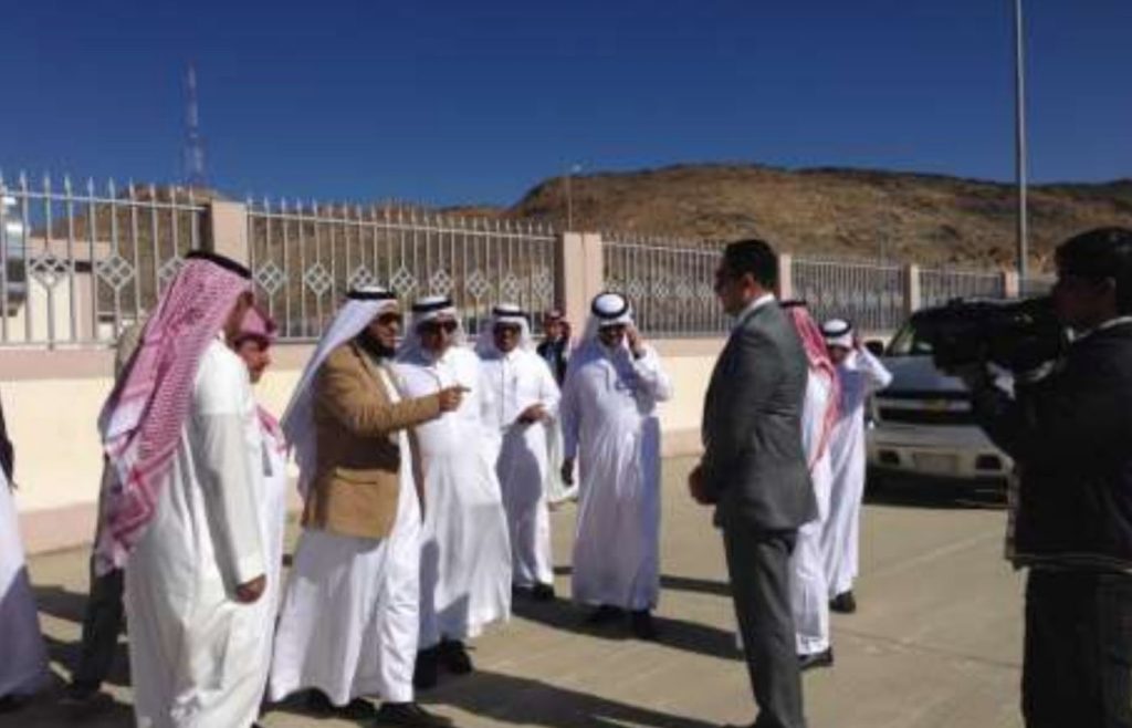 Mr. Rami Hijaz, Regional Manager of Saudi Eagle Environmental Contracting with Senior delegates.